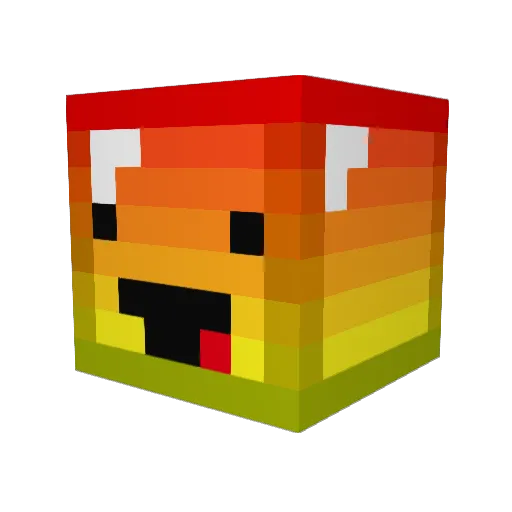 peedogmckeff Minecraft avatar head, 3D render