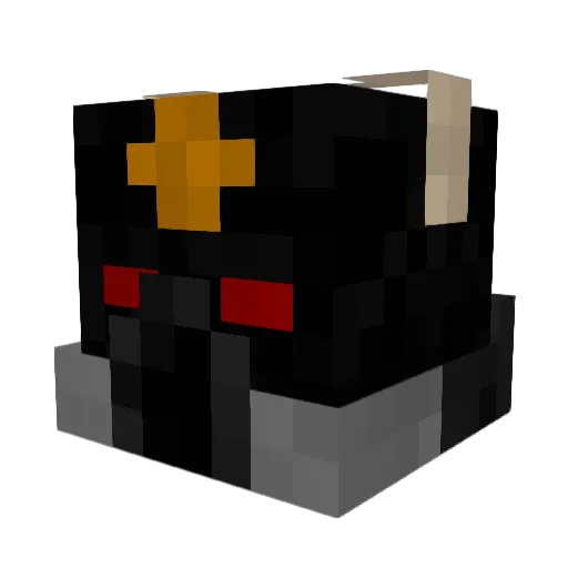 peeetah Minecraft avatar head, 3D render