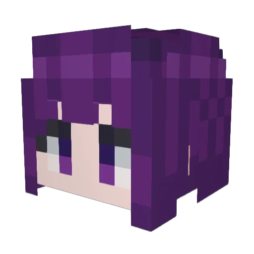 peejyyy Minecraft avatar head, 3D render