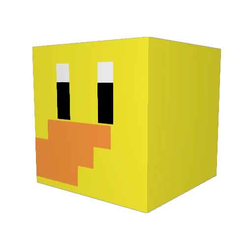 peeman999 Minecraft avatar head, 3D render