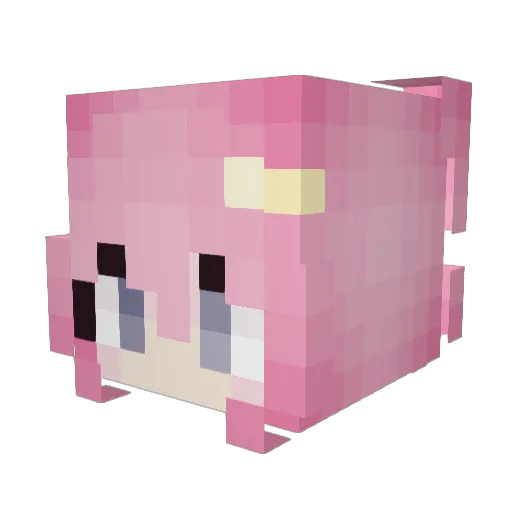 peepalicious Minecraft avatar head, 3D render