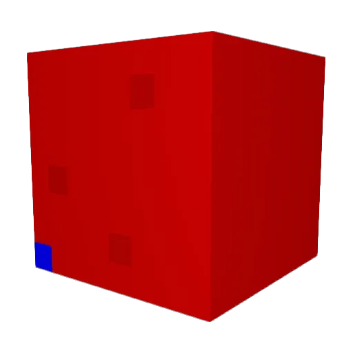 peepeBurger Minecraft avatar head, 3D render