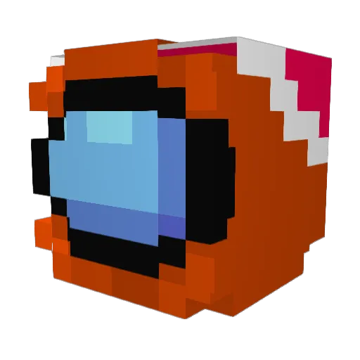 peepoo000 Minecraft avatar head, 3D render