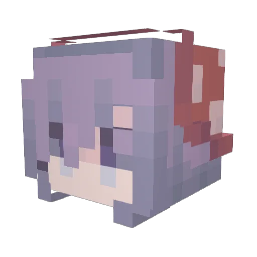 peeptheswag Minecraft avatar head, 3D render