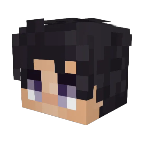 peeve Minecraft avatar head, 3D render