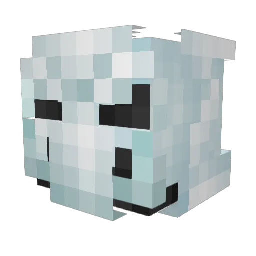 pegMe3 Minecraft avatar head, 3D render