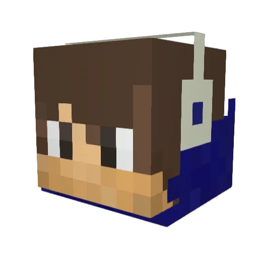 pegas0912 Minecraft avatar head, 3D render