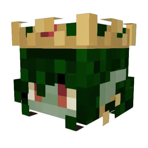 pegulan Minecraft avatar head, 3D render