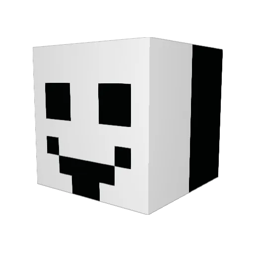 pehi Minecraft avatar head, 3D render