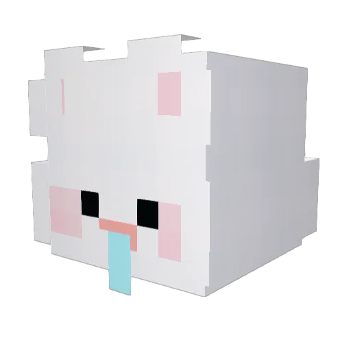 peichant Minecraft avatar head, 3D render