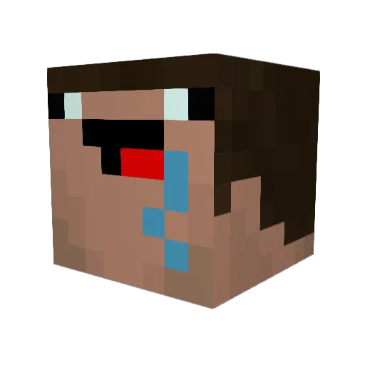 peigen007 Minecraft avatar head, 3D render