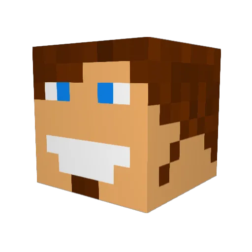 pekari265 Minecraft avatar head, 3D render