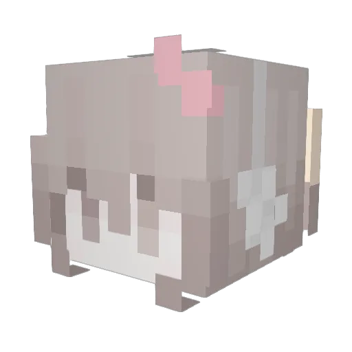 pekkoi Minecraft avatar head, 3D render
