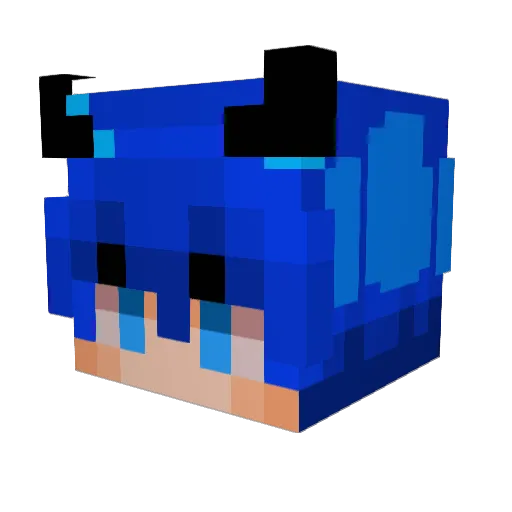 pellsmoke Minecraft avatar head, 3D render