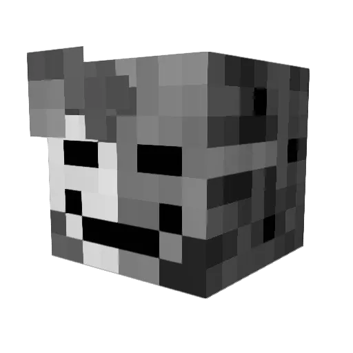 pelopelig Minecraft avatar head, 3D render