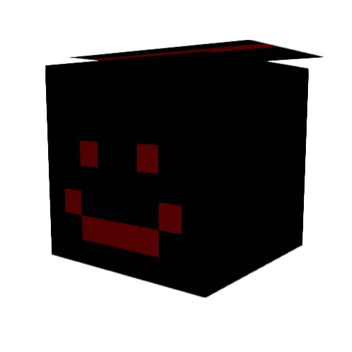 pelyk Minecraft avatar head, 3D render