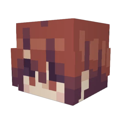 pemskiee Minecraft avatar head, 3D render