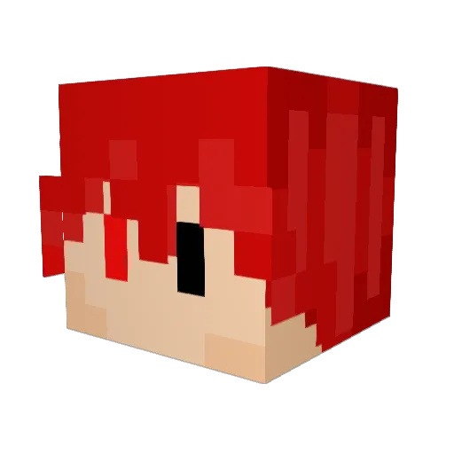 penano14 Minecraft avatar head, 3D render
