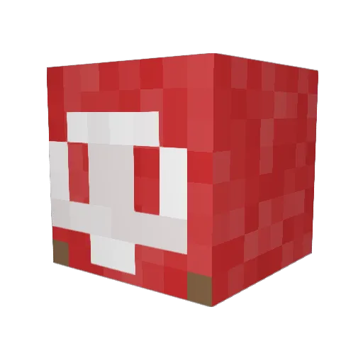 pencil443 Minecraft avatar head, 3D render