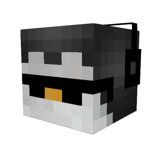 peng_win123 Minecraft avatar head, 3D render