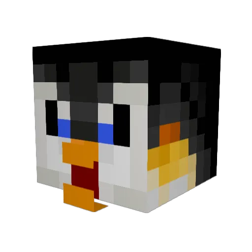 penge567 Minecraft avatar head, 3D render