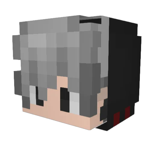 penghanha Minecraft avatar head, 3D render