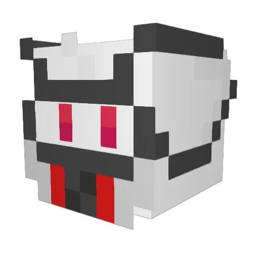 pengu54324 Minecraft avatar head, 3D render