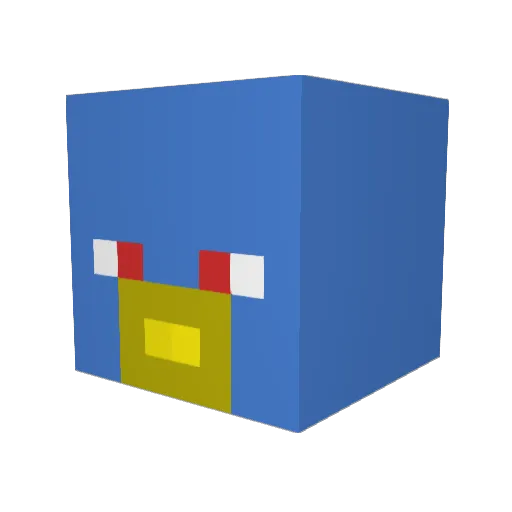 penguin117117 Minecraft avatar head, 3D render