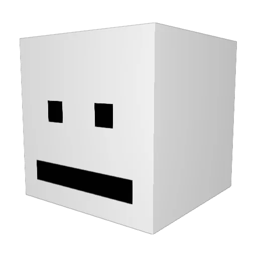 penguin1492 Minecraft avatar head, 3D render