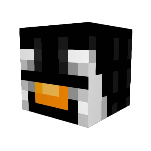 penguin2774 Minecraft avatar head, 3D render