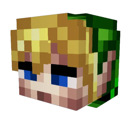 penguin__man97 Minecraft avatar head, 3D render