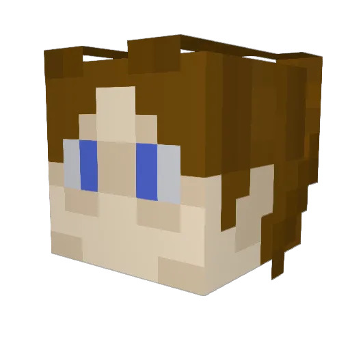 penguin_c18 Minecraft avatar head, 3D render