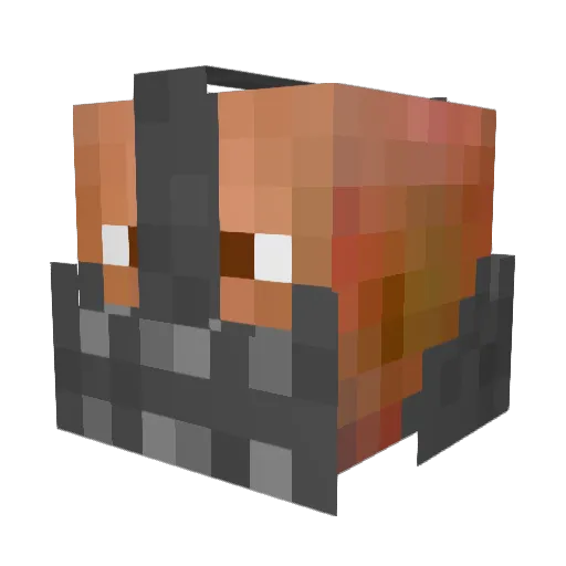 penguinman222 Minecraft avatar head, 3D render
