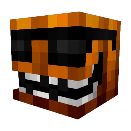 penguins66 Minecraft avatar head, 3D render