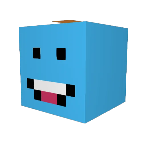 pengunlopez Minecraft avatar head, 3D render