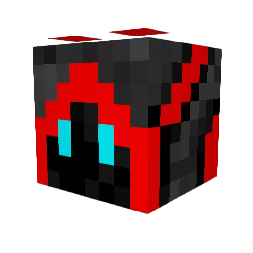 penner44 Minecraft avatar head, 3D render