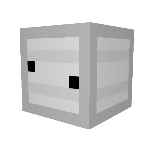 pennsauc Minecraft avatar head, 3D render