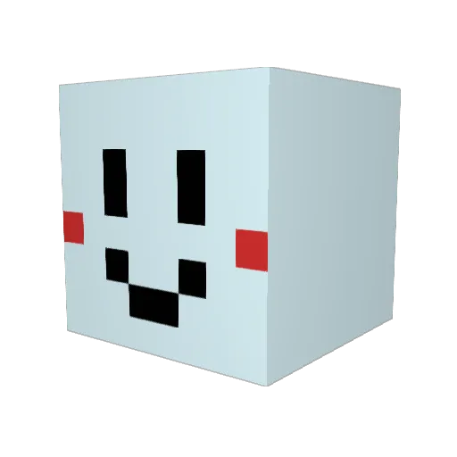 penpen0703 Minecraft avatar head, 3D render