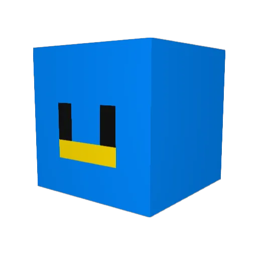 penpenkov Minecraft avatar head, 3D render