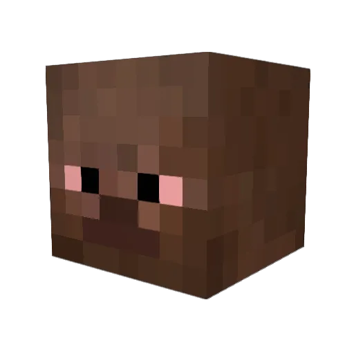 penpon Minecraft avatar head, 3D render