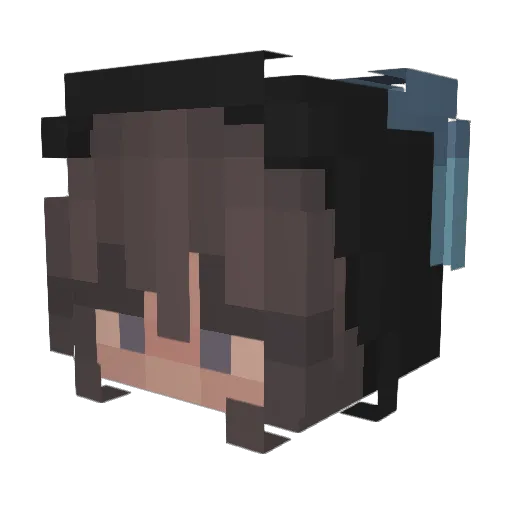 penrio Minecraft avatar head, 3D render