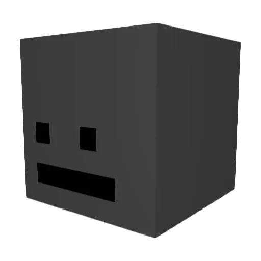 pent59 Minecraft avatar head, 3D render