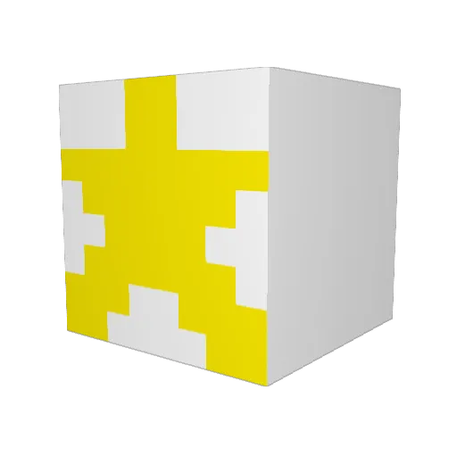 pentagon_22 Minecraft avatar head, 3D render