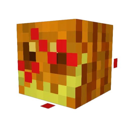 pentium2005 Minecraft avatar head, 3D render