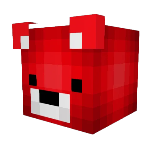 penzx Minecraft avatar head, 3D render