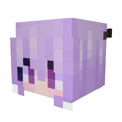 pep41 Minecraft avatar head, 3D render