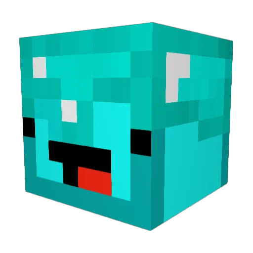 pepakfiala Minecraft avatar head, 3D render