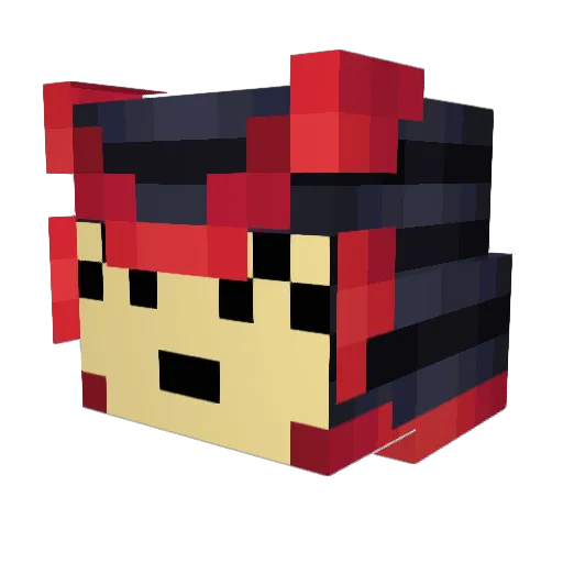 pepe0010 Minecraft avatar head, 3D render