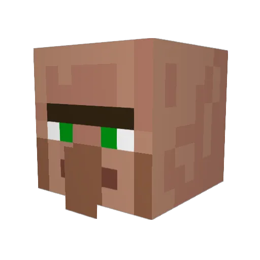 pepe123456 Minecraft avatar head, 3D render