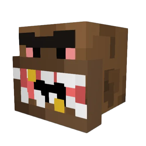 pepe_1312 Minecraft avatar head, 3D render
